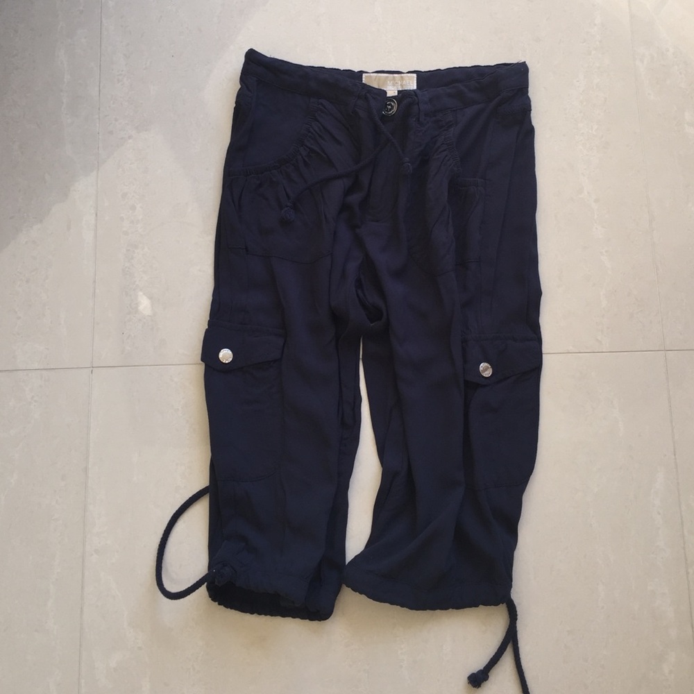 Michael Kors navy capri pants size 2